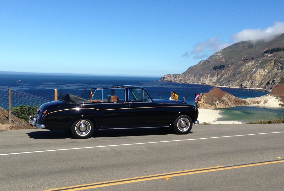 Pebble Beach Concours Tour d’Elegance in a Rolls-Royce