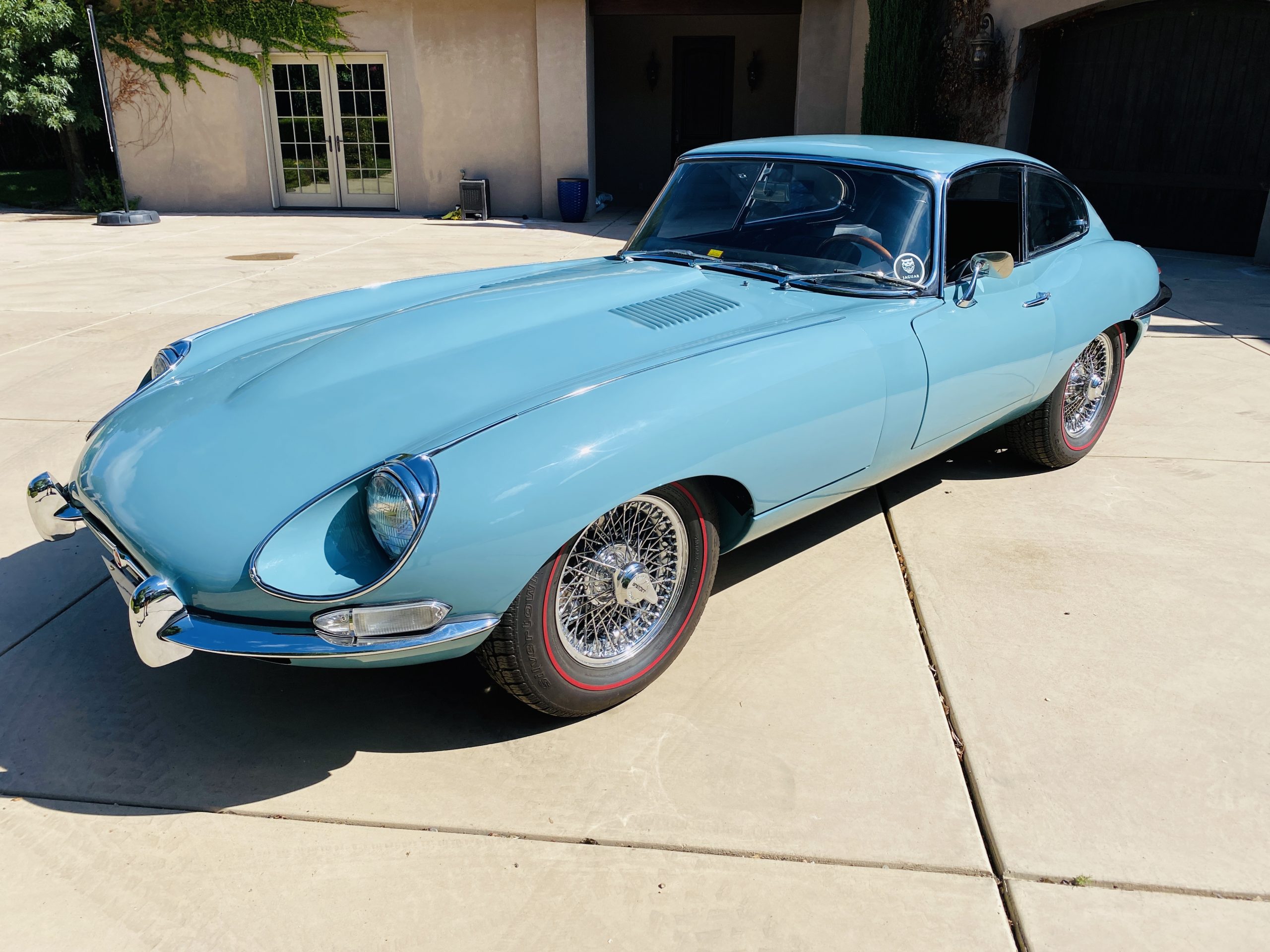 1968 Jaguar XKE Series 2 Coupe- Light Blue- Dark Blue Coupe