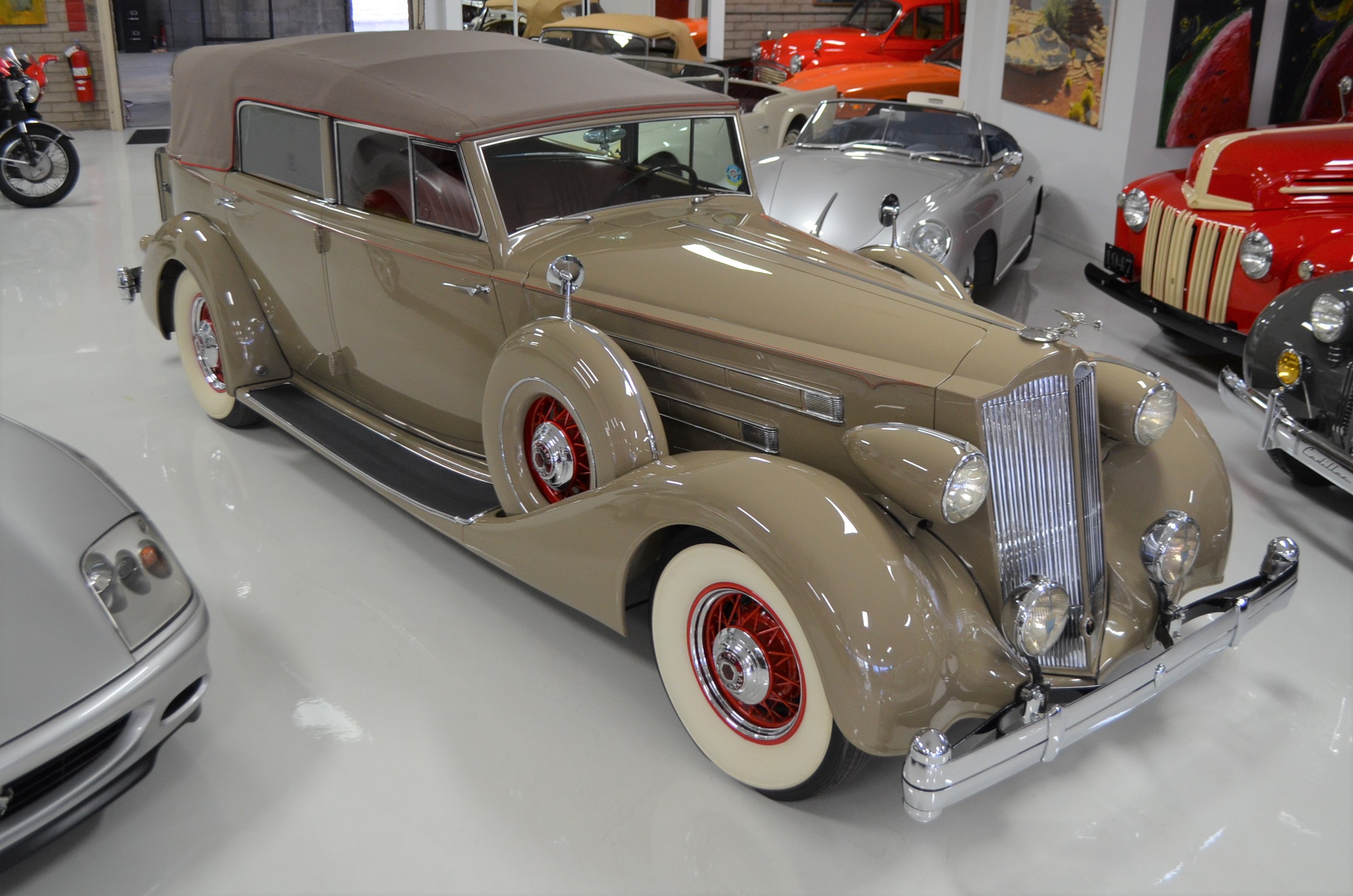 1936 Packard Twelve Convertible Sedan with Division
