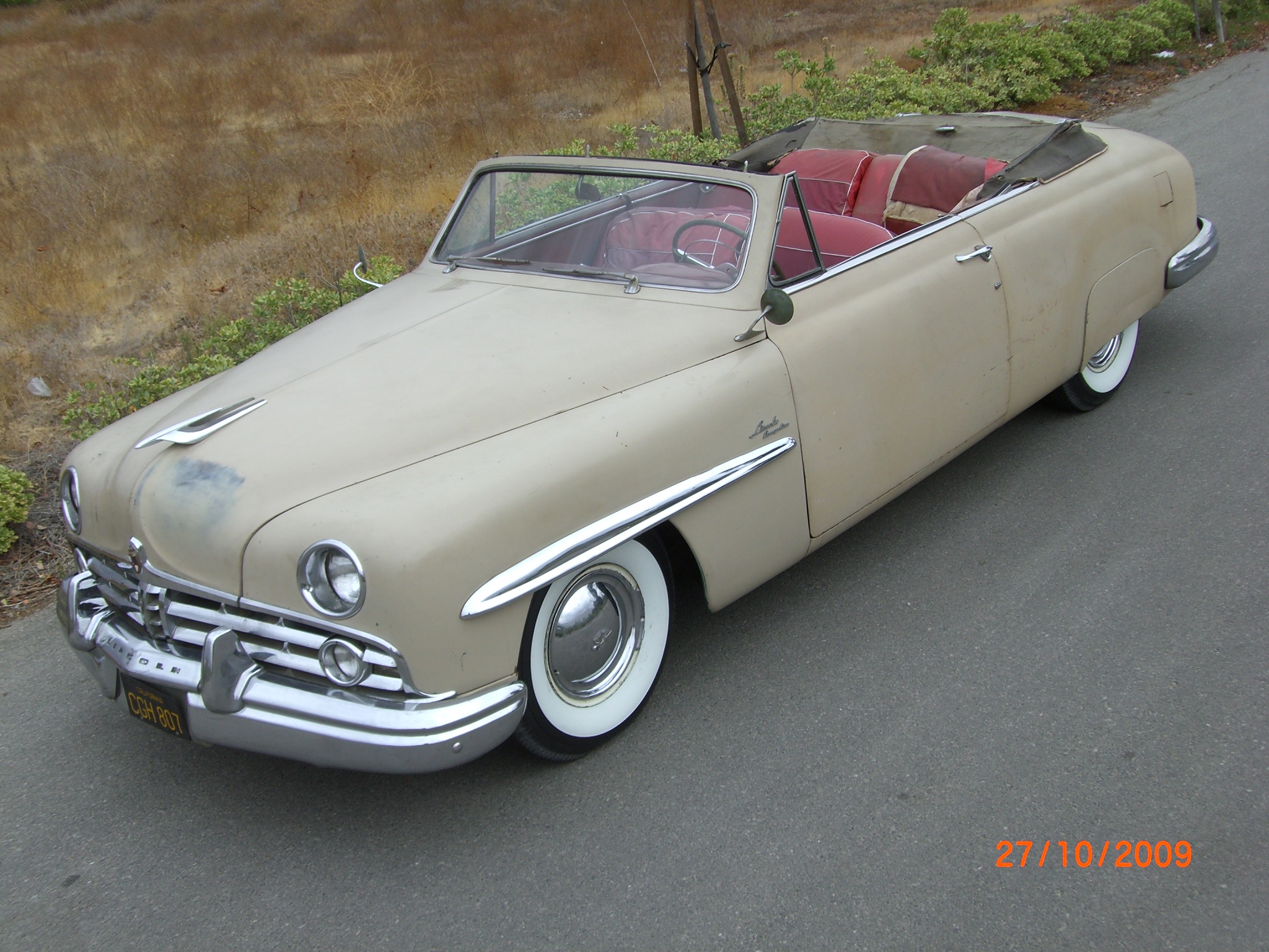 1949 Lincoln Cosmopolitan Convertible- Barn Find!!