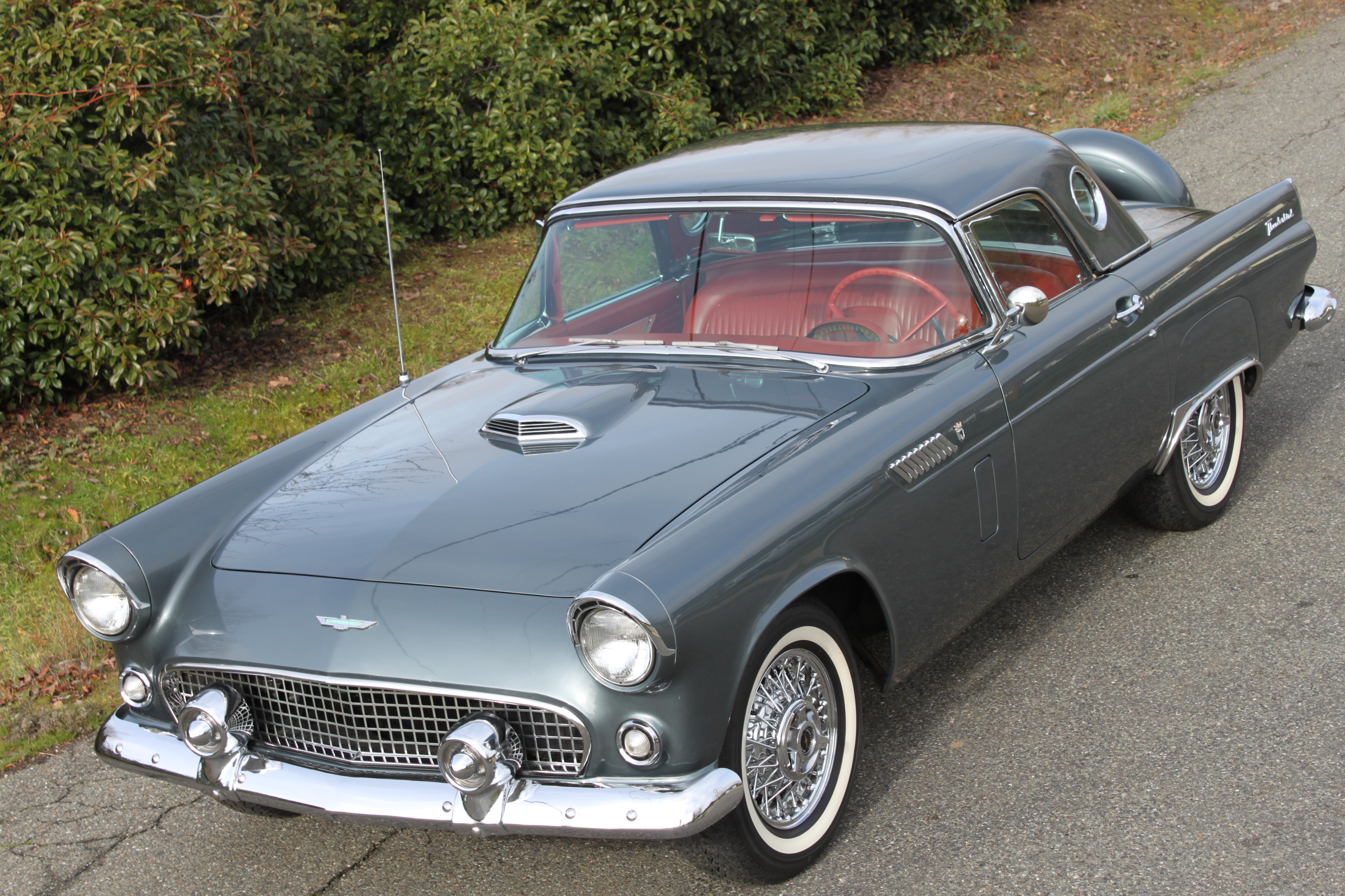 1956 T-Bird, “Black Plate” Calif, 61k mi, Show Winner!