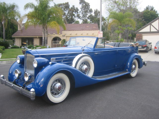 1935 Packard Twelve Convertible Sedan, Older Restoration