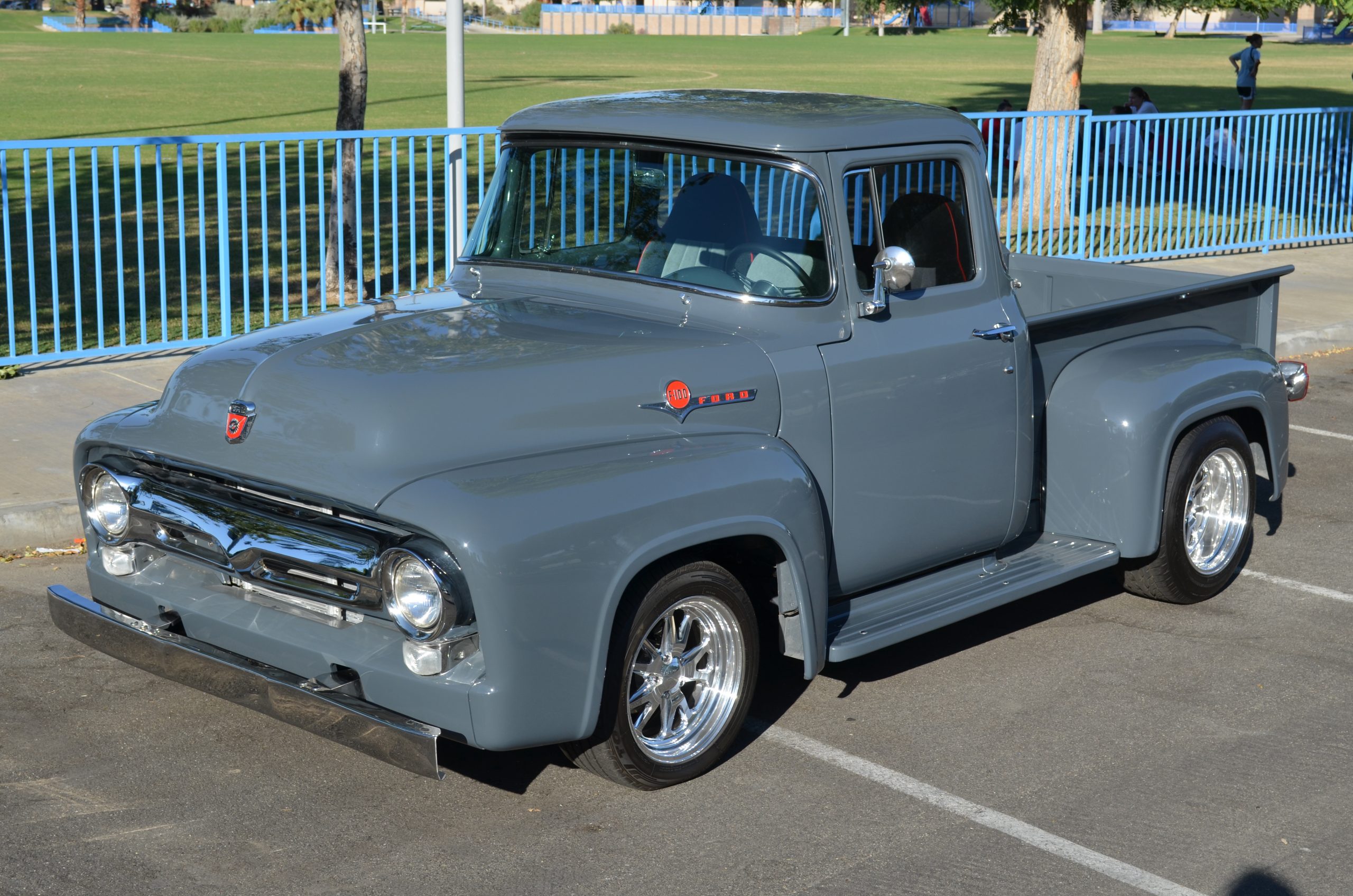 1956 Ford F-100 Pickup Vent Door & Rear Back Glass Set – Auto City Classic, Light Smoke