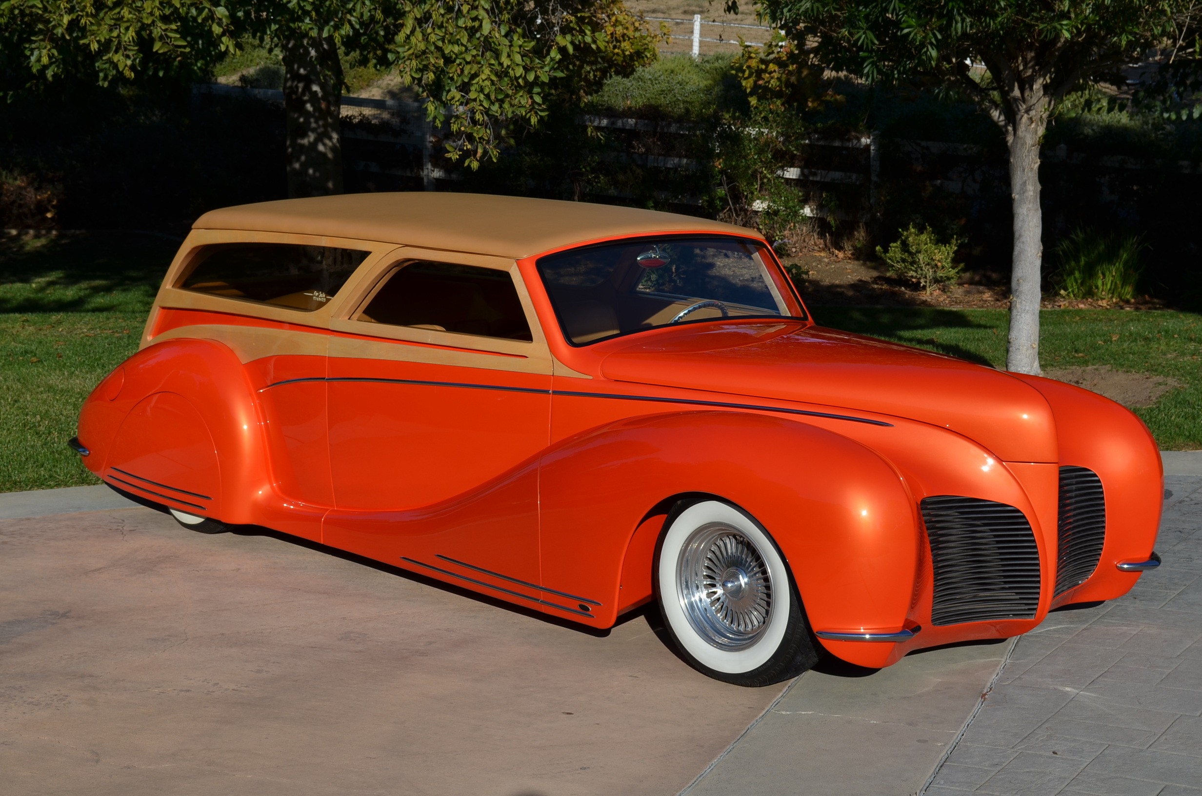1939 Lincoln Zephyr Custom Woodie, “Bone’s” Multi-Awards!!