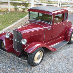 1930 Ford Model A, Custom Coupe, CA Car, Steel, 327, Cool!