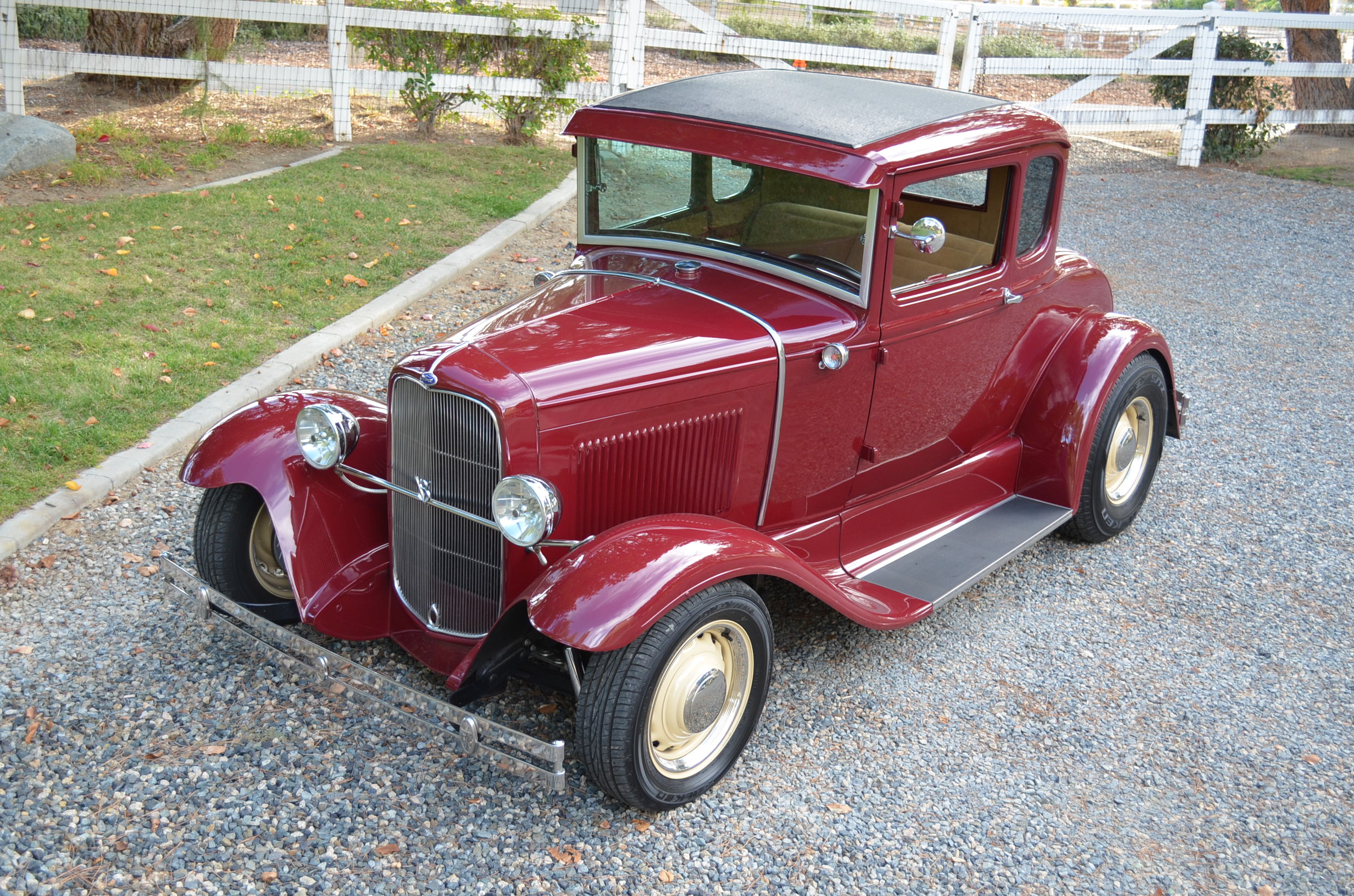 1930 Ford Model A, Custom Coupe, CA Car, Steel, 327, Cool!