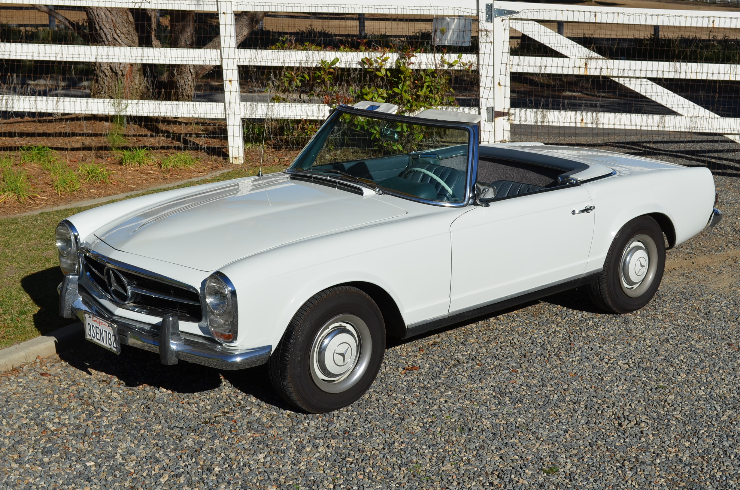 1965 Mercedes 230SL Roadster, California Car, Rust Free!