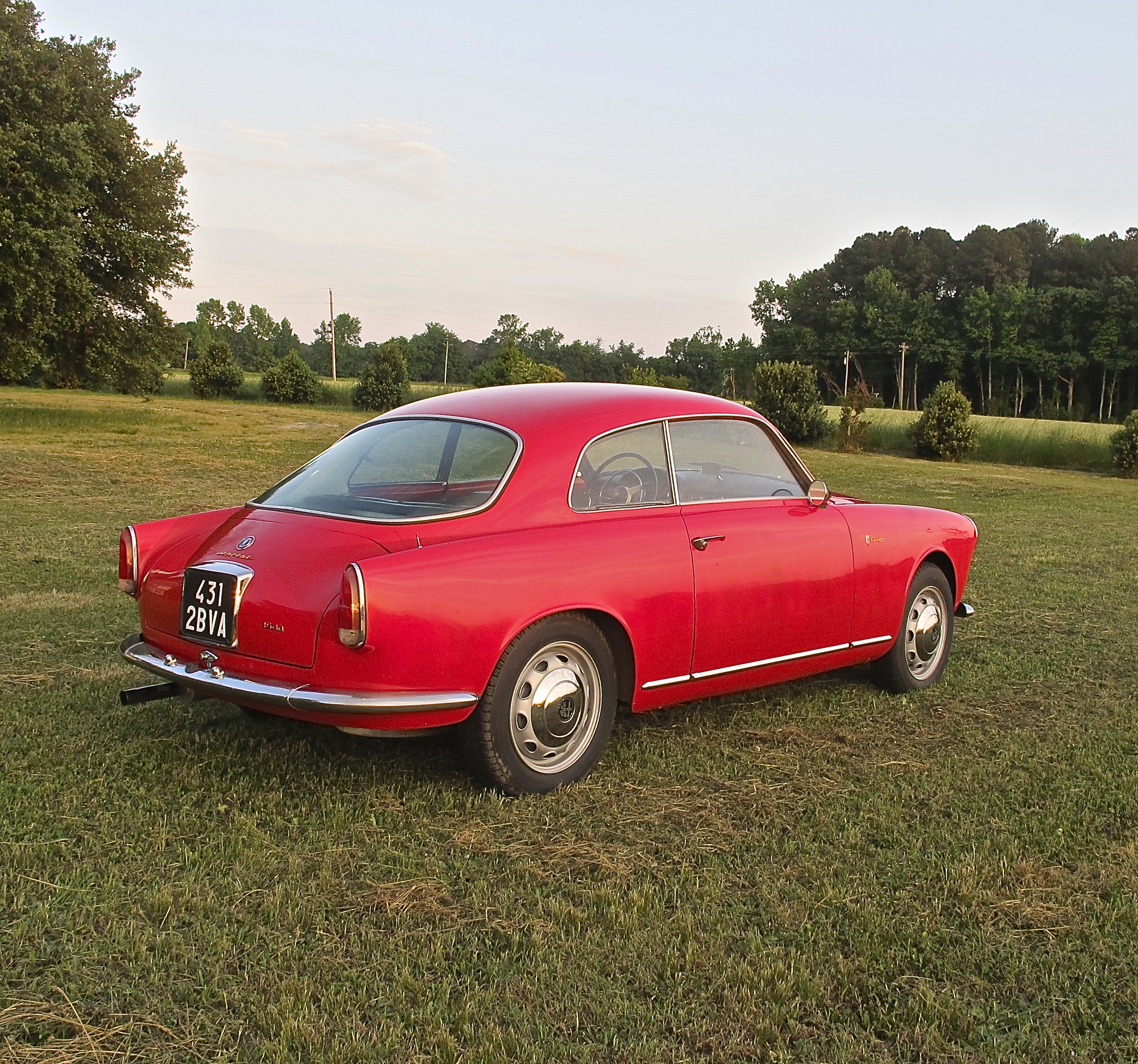 1959 Alfa Romeo, Sprint Normale, CA “Black Plate”