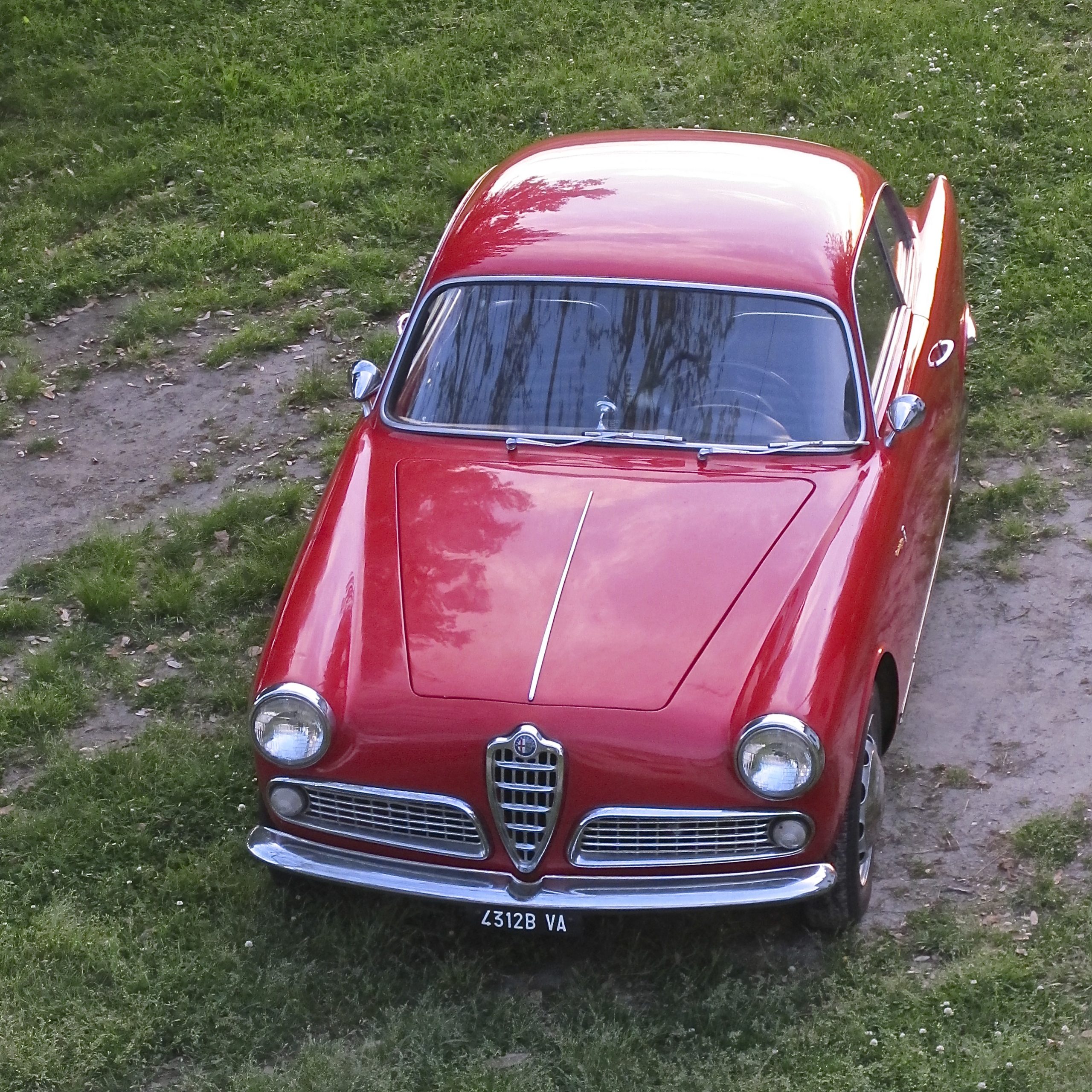 1959 Alfa Romeo, Giulietta Sprint, CA , Red & Rust Free!