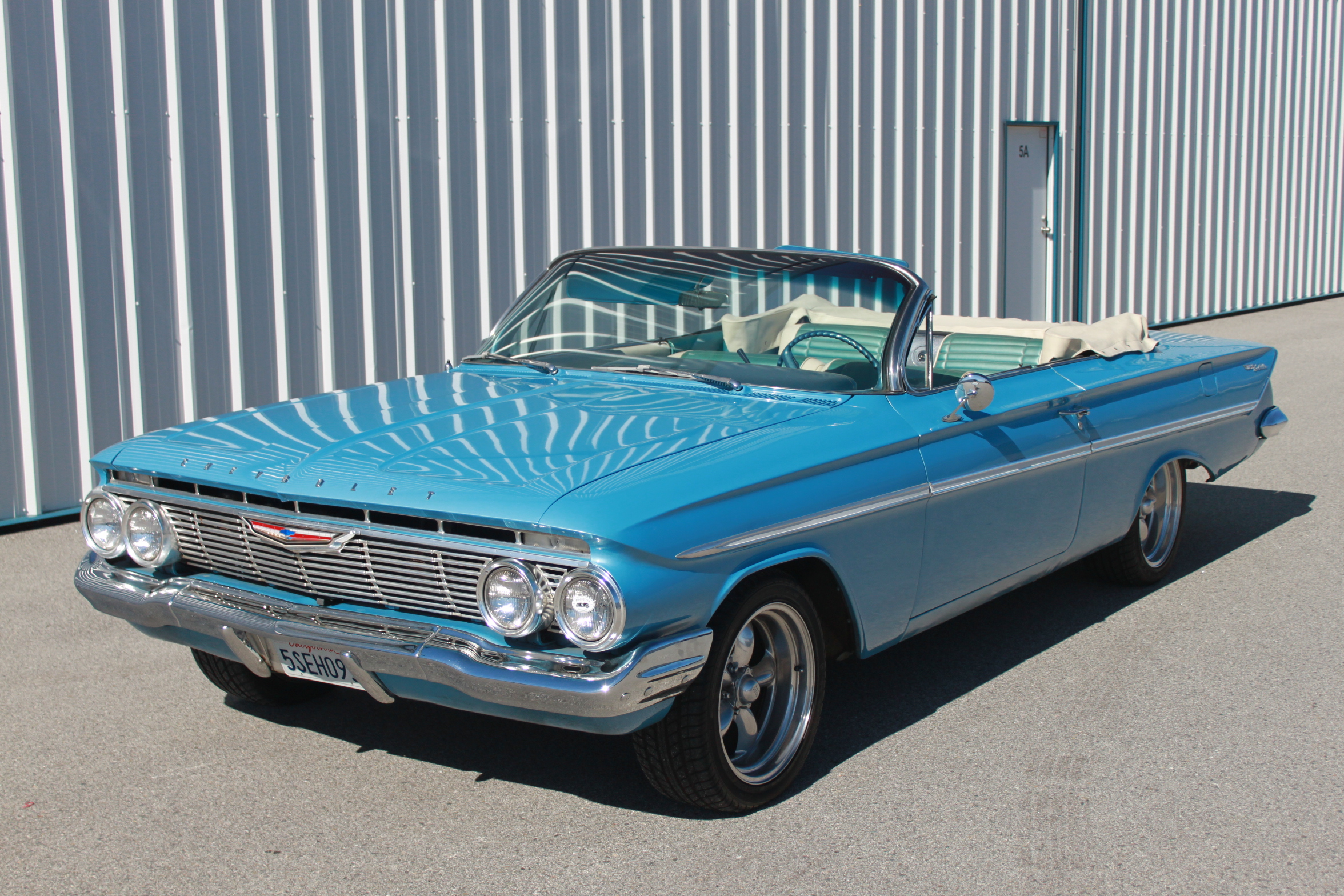 1961 Chevy Bel Air Convertible, 350 V8 Drivetrain, Cruiser!