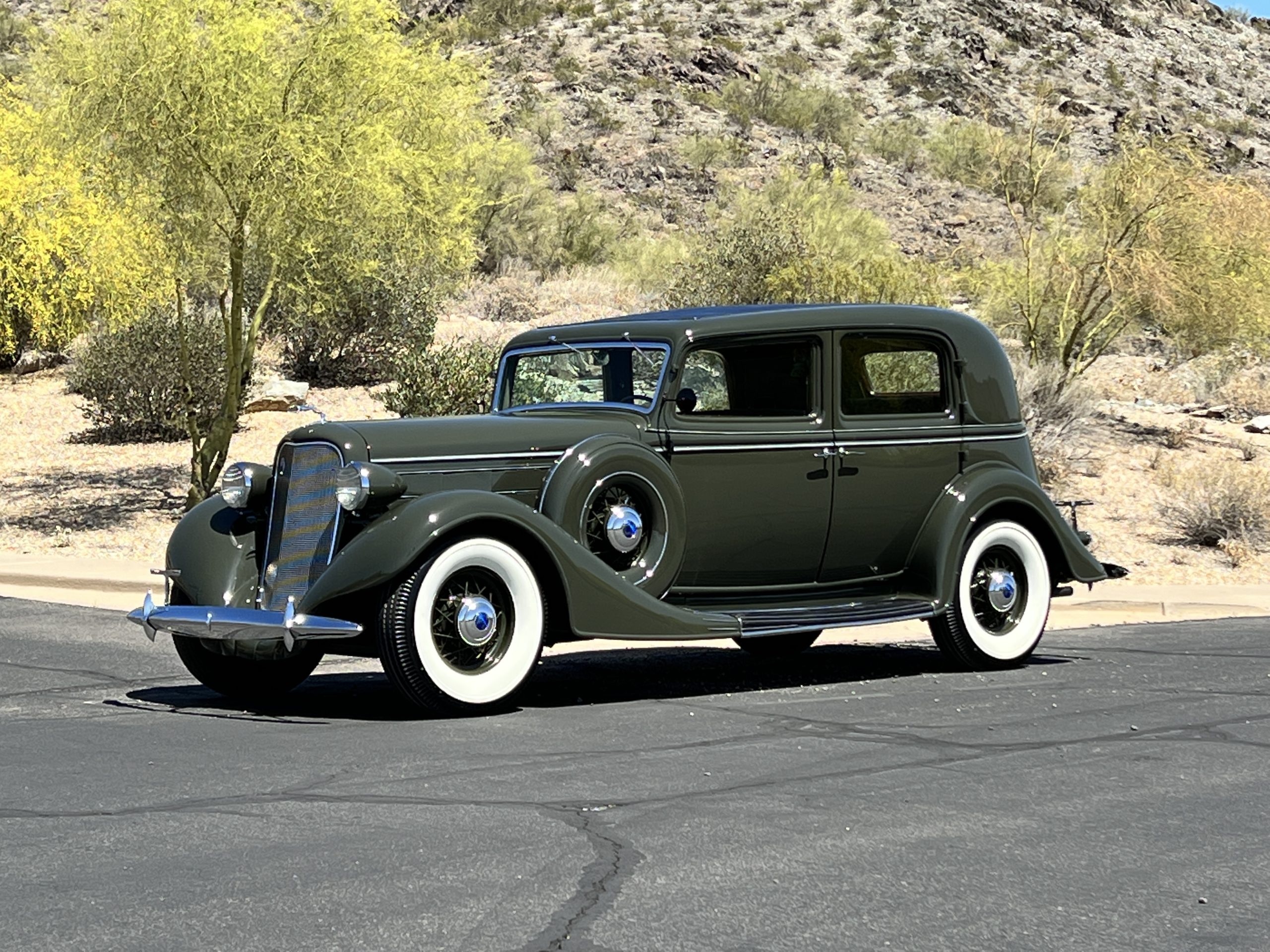 1935 Lincoln Model K Two Window Sedan