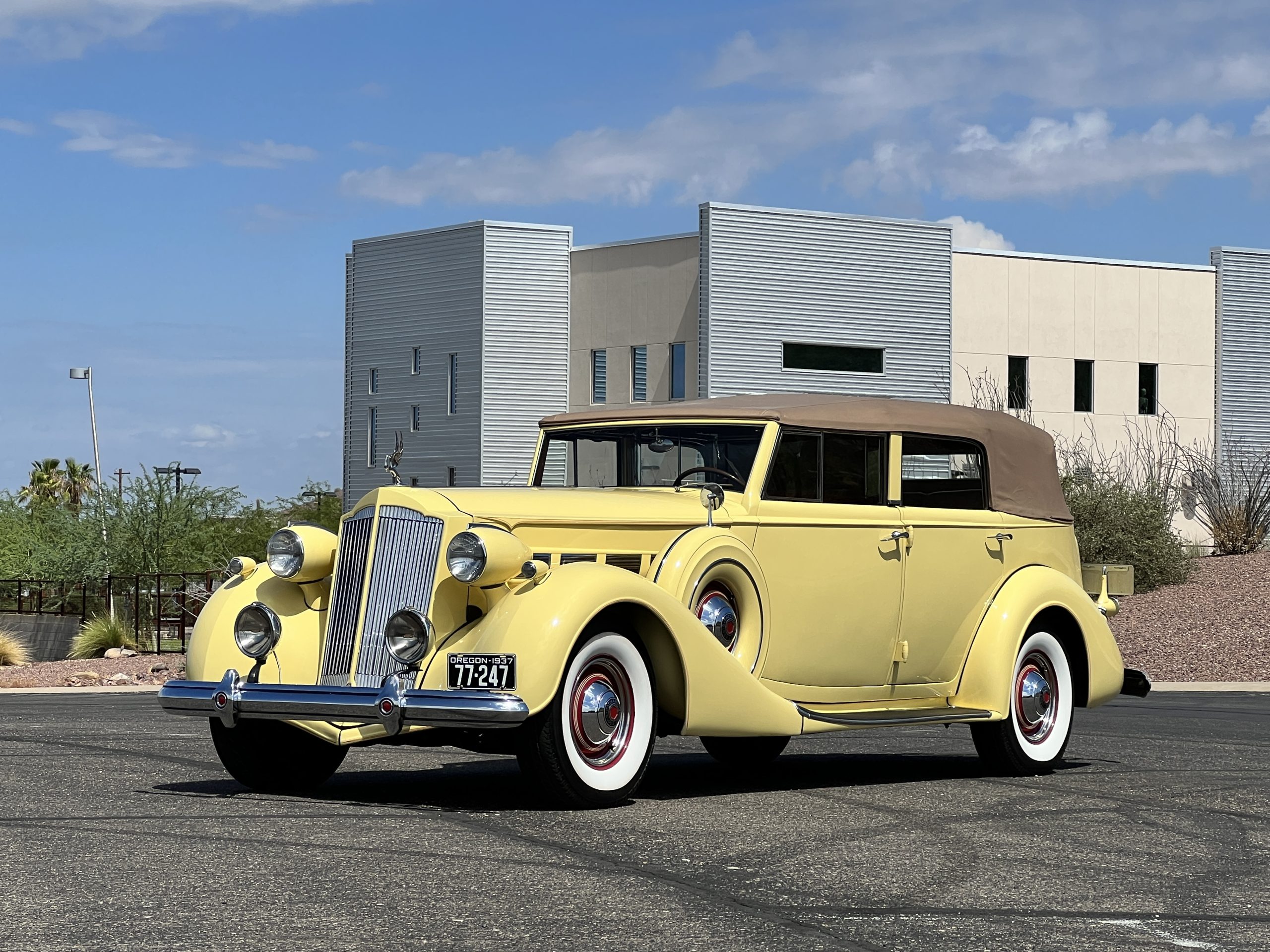 1937 Packard Super 8 Convertible Sedan